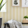 Light Beige Timeless Bold Striped Wallpaper, Flocked Textured Velvet Feeling Thick Lines Wallcovering - Adawall Wallpaper - Registered Trade Accounts Only, Wallpaper Wholesale Account - 3704-3 - Adawall Wholesale - Wallpaper Wholesaler