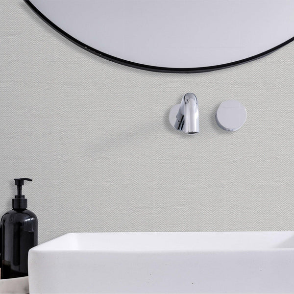 Light Gray Chevron Wallpaper, Modern Zig Zag Textured Wall Paper, Neutral Colors Geometric - Adawall Wallpaper - Registered Trade Accounts Only, Wallpaper Wholesale Account - 1104-2 - Adawall Wholesale - Wallpaper Wholesaler