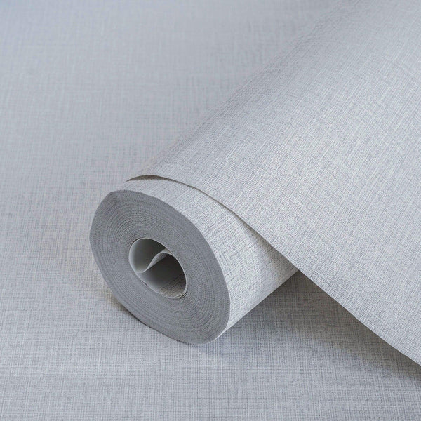 Light Gray Linen Textured Modern Textured Wallpaper, Brown Solid Color Fabric Touch Contemporary Wallcovering - Adawall Wallpaper - Registered Trade Accounts Only, Wallpaper Wholesale Account - 1110-2 - Adawall Wholesale - Wallpaper Wholesaler