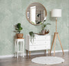 Light Green Floral Wallpaper, Natural Wallpaper, Modern & Minimalist Wall Covering,Modern Look Neutral Colors Glittering Wallcovering - Adawall Wallpaper - Registered Trade Accounts Only, Wallpaper Wholesale Account - 24107-2 - Adawall Wholesale - Wallpaper Wholesaler