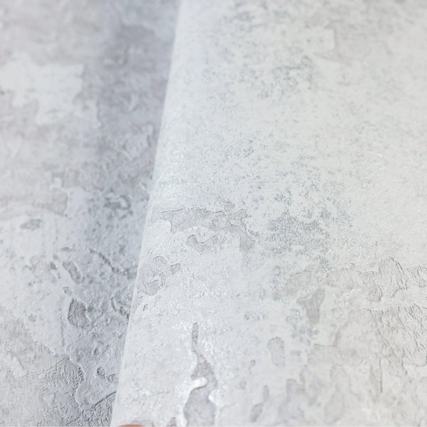 Light Natural Rustic Abstract Farmhouse Wallpaper, 3D Embossed Weathered Solid Color Wallcovering - Walloro High End Wallcoverings & More