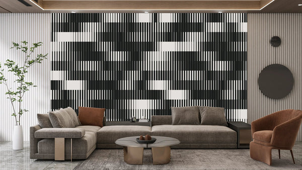 Line Halftone Gradient Wallpaper, Seamless Pattern Mural, Oversized Custom Size Wall Art, Non - Woven, Non - Adhesive, Modern Wall Paper, Removable - Adawall Wallpaper - Registered Trade Accounts Only, Wallpaper Wholesale Account - W77968 - Adawall Wholesale - Wallpaper Wholesaler