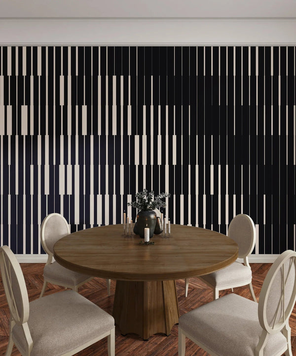 Line Halftone Wallpaper, Gradient Effect Pattern Mural, Oversized Custom Size Wall Art, Non - Woven, Non - Adhesive, Modern Wall Paper, Removable - Adawall Wallpaper - Registered Trade Accounts Only, Wallpaper Wholesale Account - W77567 - Adawall Wholesale - Wallpaper Wholesaler