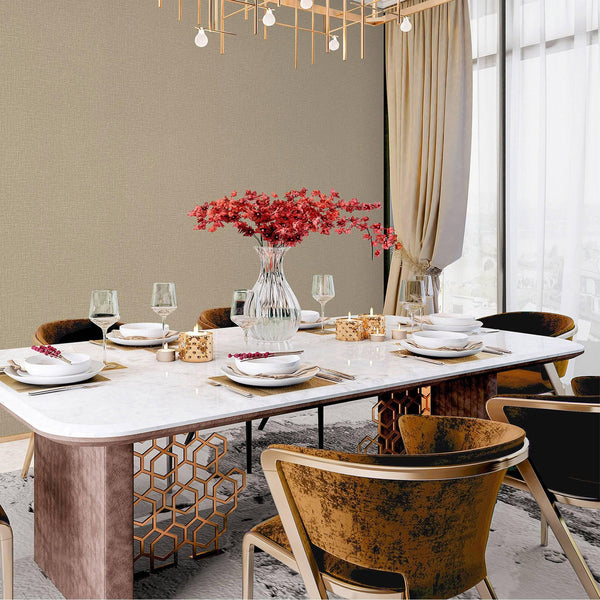 Linen Textured Modern Textured Wallpaper, Light Brown Solid Color Fabric Touch Contemporary Wallcovering - Adawall Wallpaper - Registered Trade Accounts Only, Wallpaper Wholesale Account - 1110-5 - Adawall Wholesale - Wallpaper Wholesaler