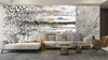 Leopard Skin Wallpaper, Seamless Pattern Mural, Oversized Custom Size Wall Art, Non-Woven, Non-Adhesive, Modern Wall Paper, Removable