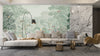 Garden Forest Wallpaper, Vintage Roman Mural, Oversized Custom Size Wall Art, Non-Woven, Non-Adhesive, Modern Wall Paper, Removable