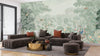Garden Forest Wallpaper, Vintage Roman Mural, Oversized Custom Size Wall Art, Non-Woven, Non-Adhesive, Modern Wall Paper, Removable