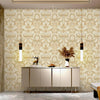 Luxury Deep Embossed Damask Wallpaper, Gold, Off White, Home & Commercial Use Decorative Wallcovering, Washable, Sturdy - Adawall Wallpaper - Registered Trade Accounts Only, Wallpaper Wholesale Account - 1308-3 - Adawall Wholesale - Wallpaper Wholesaler