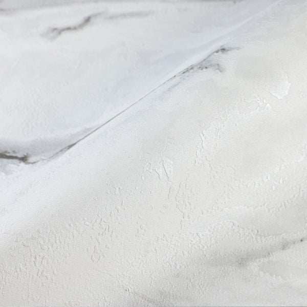 Luxury Marble Pattern Wallpaper, 3D Embossed Textured White, Gray Stone Design Realistic Wallcovering - Walloro High End Wallcoverings & More