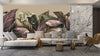 Luxury Tropical Leaves Wallpaper, Beige Background Mural, Oversized Custom Size Wall Art, Non - Woven, Non - Adhesive, Modern Wall Paper, Removable - Adawall Wallpaper - Registered Trade Accounts Only, Wallpaper Wholesale Account - W78224 - Adawall Wholesale - Wallpaper Wholesaler