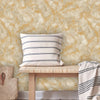 Metallic Beige Faux Feel Wallpaper, Rich Textured Wallcovering, Large 114 sqft Roll, Washable, Gold Rusted Effect, Abstract Wallpaper, Brown - Adawall Wallpaper - Registered Trade Accounts Only, Wallpaper Wholesale Account - 4712-2 - Adawall Wholesale - Wallpaper Wholesaler