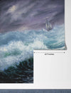 Mighty Storm and Sea Wallpaper, Oil Painting Mural, Oversized Custom Size Wall Art, Non - Woven, Non - Adhesive, Modern Wall Paper, Removable - Adawall Wallpaper - Registered Trade Accounts Only, Wallpaper Wholesale Account - W77603 - Adawall Wholesale - Wallpaper Wholesaler