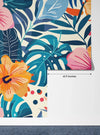 Modern Colorful Tropical Wallpaper, Seamless Pattern Mural, Oversized Custom Size Wall Art, Non - Woven, Non - Adhesive, Modern Wall Paper, Removable - Adawall Wallpaper - Registered Trade Accounts Only, Wallpaper Wholesale Account - W77732 - Adawall Wholesale - Wallpaper Wholesaler