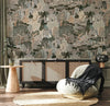 Modern Landscape Trees Wall Mural,Light Green Village Wallpaper, Extra Large Custom Size Wall Art, Non - Woven, Non - Adhesive, Removable, Washable - Adawall Wallpaper - Registered Trade Accounts Only, Wallpaper Wholesale Account - SE314-2 - Adawall Wholesale - Wallpaper Wholesaler