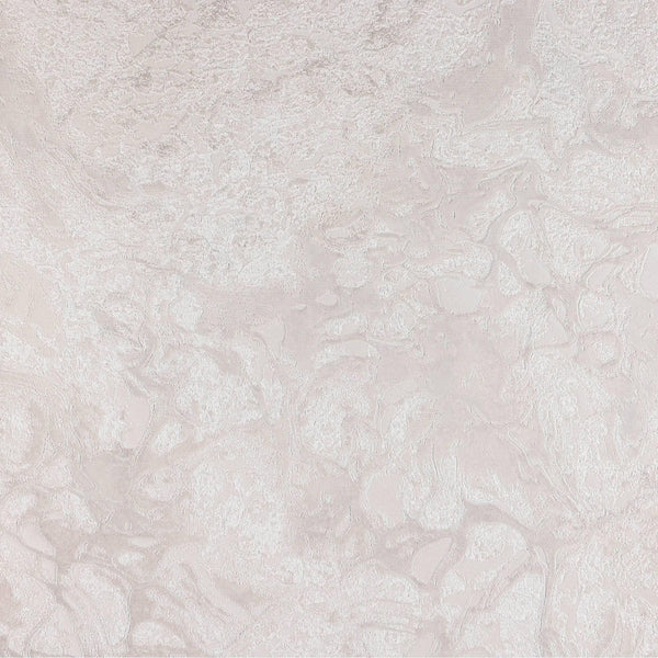 Modern Marble Embossed Silver Flower Wallpaper, Off White Home Wall Decor, Marbled Wallpaper, Textured Wallcovering Non-Adhesive, Non-Peel and Stick - Walloro High End Wallcoverings & More