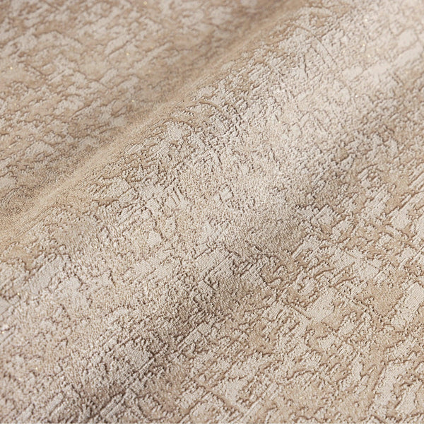 Modern Textured Wallpaper, Beige Solid Color Sparkling Light Neutral Colors Non-Pasted Wallcovering, Plain Abstract Design - Walloro High End Wallcoverings & More