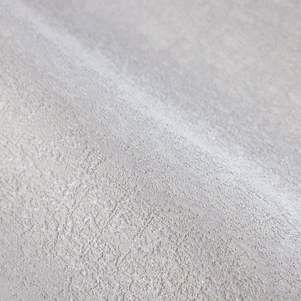 Modern Textured Wallpaper, White Solid Color Sparkling Light Neutral Colors Non-Pasted Wallcovering, Plain Abstract Design - Walloro High End Wallcoverings & More