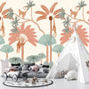 Monkey and Trees Wallpaper, Jungle Mural, Oversized Custom Size Wall Art, Non - Woven, Non - Adhesive, Modern Wall Paper, Removable - Adawall Wallpaper - Registered Trade Accounts Only, Wallpaper Wholesale Account - W77777 - Adawall Wholesale - Wallpaper Wholesaler