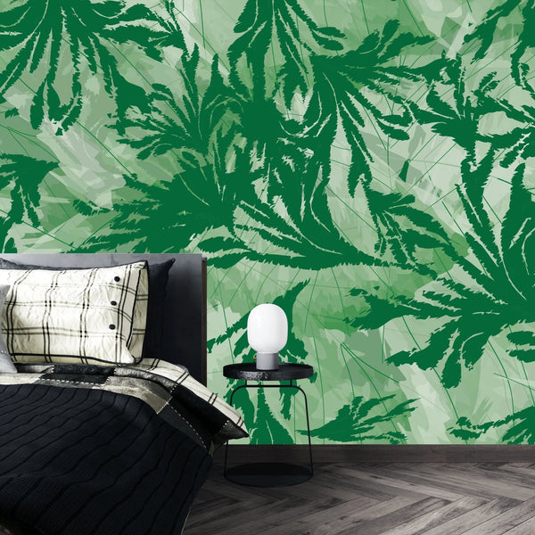 Nature Foliage Wallpaper, Seamless Pattern Mural, Oversized Custom Size Wall Art, Non - Woven, Non - Adhesive, Modern Wall Paper, Removable - Adawall Wallpaper - Registered Trade Accounts Only, Wallpaper Wholesale Account - W78188 - Adawall Wholesale - Wallpaper Wholesaler