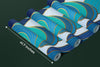 Navy Blue, Gold Abstract Wallpaper, Wavy Mural, Oversized Custom Size Wall Art, Non - Woven, Non - Adhesive, Modern Wall Paper, Removable - Adawall Wallpaper - Registered Trade Accounts Only, Wallpaper Wholesale Account - W77906 - Adawall Wholesale - Wallpaper Wholesaler