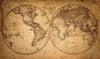 Old Geographical World Map Wallpaper, History Mural, Oversized Custom Size Wall Art, Non - Woven, Non - Adhesive, Modern Wall Paper, Removable - Adawall Wallpaper - Registered Trade Accounts Only, Wallpaper Wholesale Account - W77790 - Adawall Wholesale - Wallpaper Wholesaler