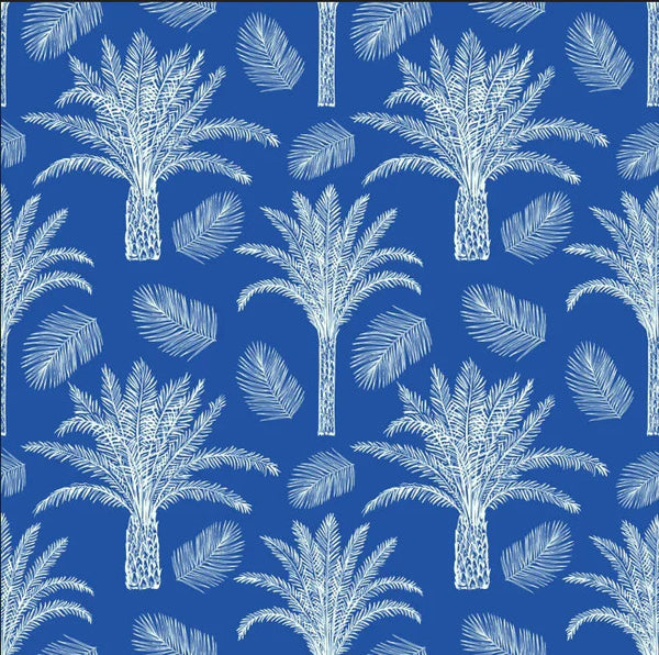 Palm Trees and Leaves Wallpaper, Seamless Pattern Mural, Oversized Custom Size Wall Art, Non - Woven, Non - Adhesive, Modern Wall Paper, Removable - Adawall Wallpaper - Registered Trade Accounts Only, Wallpaper Wholesale Account - W77498 - Adawall Wholesale - Wallpaper Wholesaler