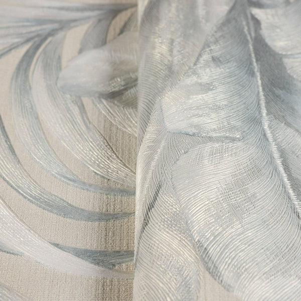 Palm Trees Embossed Wallpaper, Rich Textured Green Leaves Wallcovering, Large 114 sq ft Roll, Washable, Sturdy, Blue Plants Leaves Wallpaper - Adawall Wallpaper - Registered Trade Accounts Only, Wallpaper Wholesale Account - 4714-2 - Adawall Wholesale - Wallpaper Wholesaler