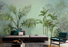 Palm Trees Nature Scene Tropical Wall Mural, Green Custom Size Wallpaper, Non - Woven, Non - Pasted, Washable, Oversized Large Wall Art, Removable (Copy) - Adawall Wallpaper - Registered Trade Accounts Only, Wallpaper Wholesale Account - A306-3 - Adawall Wholesale - Wallpaper Wholesaler