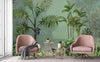 Palm Trees Nature Scene Tropical Wall Mural, Green Custom Size Wallpaper, Non - Woven, Non - Pasted, Washable, Oversized Large Wall Art, Removable (Copy) - Adawall Wallpaper - Registered Trade Accounts Only, Wallpaper Wholesale Account - A306-3 - Adawall Wholesale - Wallpaper Wholesaler