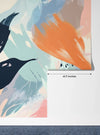 Pastel Abstract Summer Wallpaper, Seamless Pattern Mural, Oversized Custom Size Wall Art, Non - Woven, Non - Adhesive, Modern Wall Paper, Removable - Adawall Wallpaper - Registered Trade Accounts Only, Wallpaper Wholesale Account - W78207 - Adawall Wholesale - Wallpaper Wholesaler