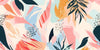 Pastel Abstract Summer Wallpaper, Seamless Pattern Mural, Oversized Custom Size Wall Art, Non - Woven, Non - Adhesive, Modern Wall Paper, Removable - Adawall Wallpaper - Registered Trade Accounts Only, Wallpaper Wholesale Account - W78208 - Adawall Wholesale - Wallpaper Wholesaler