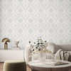 Patterned Cream Embossed Wallpaper, Textured Wallpaper,Natural Wallpaper, Modern & Minimalist Wall Covering,Modern Look Neutral Colors Glittering Wallcovering - Adawall Wallpaper - Registered Trade Accounts Only, Wallpaper Wholesale Account - 24206-1 - Adawall Wholesale - Wallpaper Wholesaler