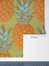 Pineapples Wallpaper, Seamless Pattern Mural, Oversized Custom Size Wall Art, Non - Woven, Non - Adhesive, Modern Wall Paper, Removable - Adawall Wallpaper - Registered Trade Accounts Only, Wallpaper Wholesale Account - W78103 - Adawall Wholesale - Wallpaper Wholesaler