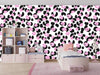 Pink and Black Leopard Wallpaper, Seamless Pattern Mural, Oversized Custom Size Wall Art, Non - Woven, Non - Adhesive, Modern Wall Paper, Removable - Adawall Wallpaper - Registered Trade Accounts Only, Wallpaper Wholesale Account - W77895 - Adawall Wholesale - Wallpaper Wholesaler