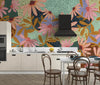 Pink Floral Wallpaper, Vintage Style Mural, Oversized Custom Size Wall Art, Non - Woven, Non - Adhesive, Modern Wall Paper, Removable - Adawall Wallpaper - Registered Trade Accounts Only, Wallpaper Wholesale Account - W77646 - Adawall Wholesale - Wallpaper Wholesaler