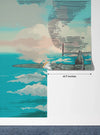 Plane in the Sky Wallpaper, Over the Sea Mural, Oversized Custom Size Wall Art, Non - Woven, Non - Adhesive, Modern Wall Paper, Removable - Adawall Wallpaper - Registered Trade Accounts Only, Wallpaper Wholesale Account - W78143 - Adawall Wholesale - Wallpaper Wholesaler