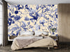 Purple Floral Wallpaper, Seamless Pattern Mural, Oversized Custom Size Wall Art, Non - Woven, Non - Adhesive, Modern Wall Paper, Removable - Adawall Wallpaper - Registered Trade Accounts Only, Wallpaper Wholesale Account - W77961 - Adawall Wholesale - Wallpaper Wholesaler