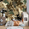 Realistic Camouflage Wallpaper, Seamless Pattern Mural, Oversized Custom Size Wall Art, Non - Woven, Non - Adhesive, Modern Wall Paper, Removable - Adawall Wallpaper - Registered Trade Accounts Only, Wallpaper Wholesale Account - W77966 - Adawall Wholesale - Wallpaper Wholesaler