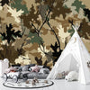 Realistic Camouflage Wallpaper, Seamless Pattern Mural, Oversized Custom Size Wall Art, Non - Woven, Non - Adhesive, Modern Wall Paper, Removable - Adawall Wallpaper - Registered Trade Accounts Only, Wallpaper Wholesale Account - W77966 - Adawall Wholesale - Wallpaper Wholesaler