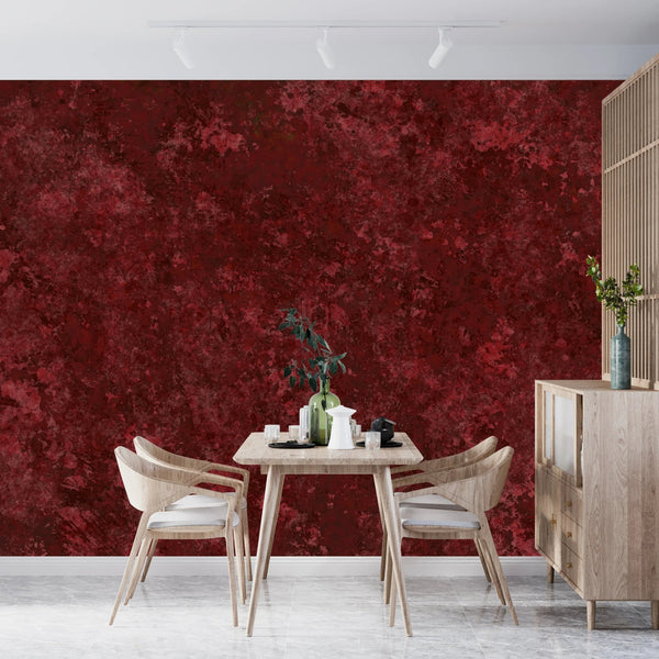 Red Burgundy Wallpaper, Leather Effect Watercolor Mural, Oversized Custom Size Wall Art, Non - Woven, Non - Adhesive, Modern Wall Paper, Removable - Adawall Wallpaper - Registered Trade Accounts Only, Wallpaper Wholesale Account - W77569 - Adawall Wholesale - Wallpaper Wholesaler