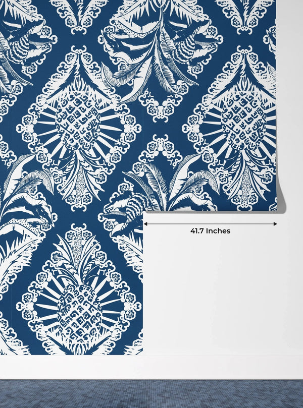 Retro Tropical Style Wallpaper, Seamless Pattern Mural, Oversized Custom Size Wall Art, Non - Woven, Non - Adhesive, Modern Wall Paper, Removable - Adawall Wallpaper - Registered Trade Accounts Only, Wallpaper Wholesale Account - W78068 - Adawall Wholesale - Wallpaper Wholesaler
