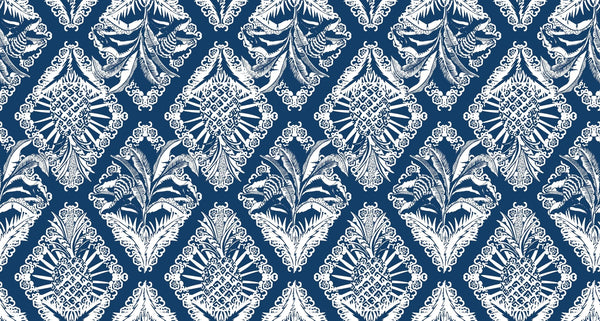 Retro Tropical Style Wallpaper, Seamless Pattern Mural, Oversized Custom Size Wall Art, Non - Woven, Non - Adhesive, Modern Wall Paper, Removable - Adawall Wallpaper - Registered Trade Accounts Only, Wallpaper Wholesale Account - W78068 - Adawall Wholesale - Wallpaper Wholesaler