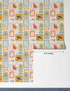 Retro Tropical Summer Wallpaper, Seamless Pattern Mural, Oversized Custom Size Wall Art, Non - Woven, Non - Adhesive, Modern Wall Paper, Removable - Adawall Wallpaper - Registered Trade Accounts Only, Wallpaper Wholesale Account - W77557 - Adawall Wholesale - Wallpaper Wholesaler
