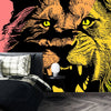 Roaring Lion Wallpaper, Colorful Mural, Oversized Custom Size Wall Art, Non - Woven, Non - Adhesive, Modern Wall Paper, Removable - Adawall Wallpaper - Registered Trade Accounts Only, Wallpaper Wholesale Account - W78100 - Adawall Wholesale - Wallpaper Wholesaler