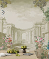 Roman Garden Wallpaper, Peacock Mural, Oversized Custom Size Wall Art, Non - Woven, Non - Adhesive, Modern Wall Paper, Removable - Adawall Wallpaper - Registered Trade Accounts Only, Wallpaper Wholesale Account - W77523 - Adawall Wholesale - Wallpaper Wholesaler