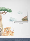 Savannah Watercolor Wallpaper, Seamless Pattern Mural, Oversized Custom Size Wall Art, Non - Woven, Non - Adhesive, Modern Wall Paper, Removable - Adawall Wallpaper - Registered Trade Accounts Only, Wallpaper Wholesale Account - W77954 - Adawall Wholesale - Wallpaper Wholesaler