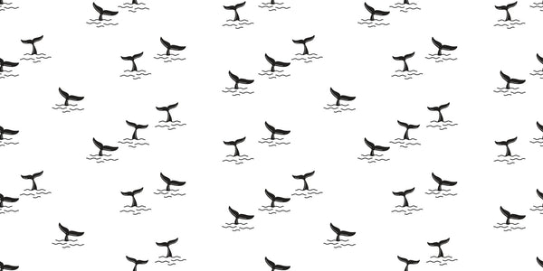 Shark Fin Wallpaper, Seamless Pattern Mural, Oversized Custom Size Wall Art, Non - Woven, Non - Adhesive, Modern Wall Paper, Removable - Adawall Wallpaper - Registered Trade Accounts Only, Wallpaper Wholesale Account - W77789 - Adawall Wholesale - Wallpaper Wholesaler