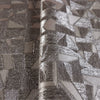 Shimmering Geometric Shapes Wallpaper, Tan, Gray Deep Embossed Asymmetrical Design Wallcovering - Walloro High End Wallcoverings & More