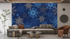 Snowflakes Wallpaper, Seamless Pattern Mural, Oversized Custom Size Wall Art, Non - Woven, Non - Adhesive, Modern Wall Paper, Removable - Adawall Wallpaper - Registered Trade Accounts Only, Wallpaper Wholesale Account - W78028 - Adawall Wholesale - Wallpaper Wholesaler