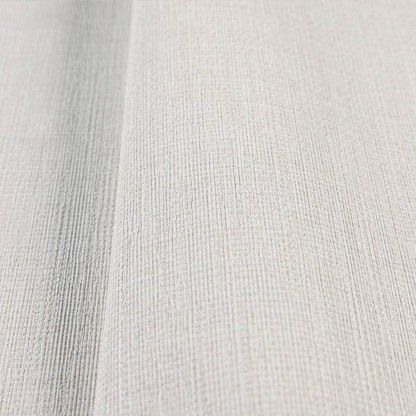 Solid Color Linen Textured Wallpaper, Cream Modern Neutral Colors Non-Pasted Wallcovering - Walloro High End Wallcoverings & More